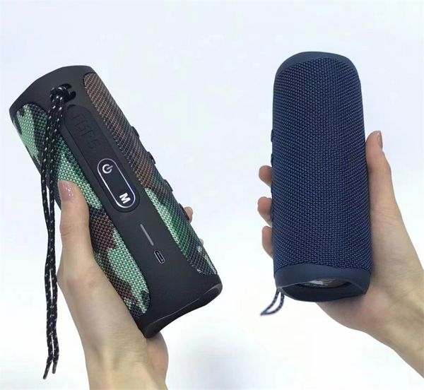 Mini alto-falante Bluetooth sem fio JHL-5 portátil para esportes ao ar livre alto-falantes de corneta dupla com caixa de varejo