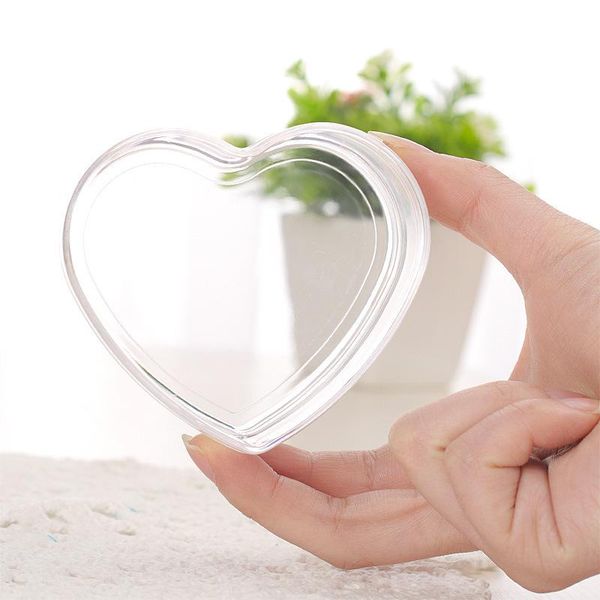 

gift wrap transparent acrylic heart shape candy box love plastic clear boxes