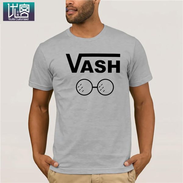 

men's t-shirts vash the stampede t shirt anime trigun manga parody logo hip hop skate print t-shirt casual fashion cotton tee, White;black
