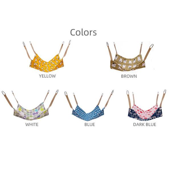 

cat beds & furniture mats cage hammock pet hanging bed sleeping swing chair breathable comfy for kitten est