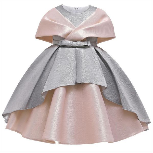 

baby girls princess kids girl dress birthday wedding suits formal costume flower teenage clothing 3 10 years, Red;yellow