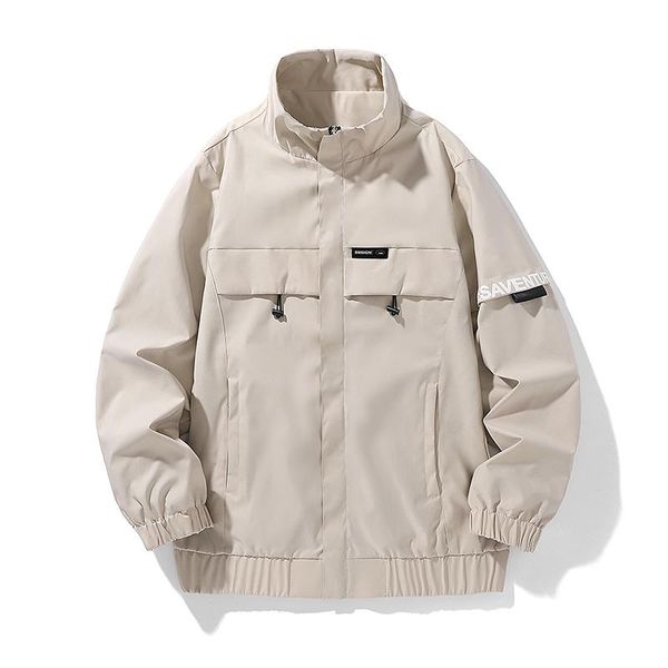 

men's jackets 2021 autumn jacket mens clothing men coats korea fashion streetwear harajuku y2k plus size black long sleeve clothes, Black;brown