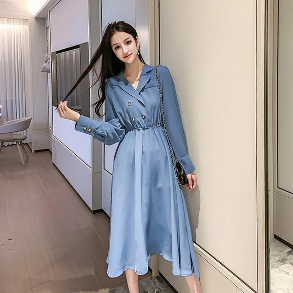 

casual dresses arrival women's fashion sweet outdoor formal dress comfortable vintage long elegant solid cute a-line, Black;gray