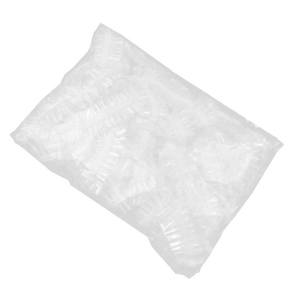

shower caps cap disposable 300 pcs waterproof clear elastic bath for el,home use,portable travel