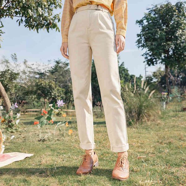 

capris spring autumn arrivals women's pure cotton casual straight tube versatile apricot thin long pants k7gq, Black;white