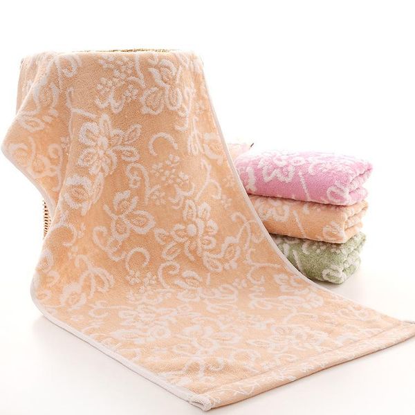 

towel clean hearting solid 1pc face bath quick dry towels bathroom for swimming gifts sports 34*74cm children