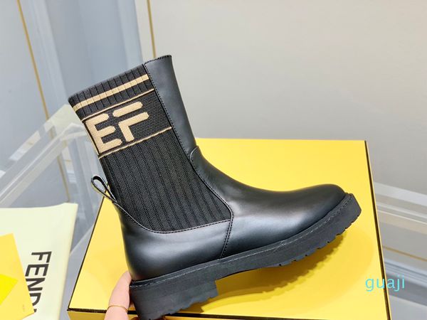 

leather boots ladies short ankle cowskin boot autumn winter chunky heel martin booties fashion camfortable shoes 0338, Black