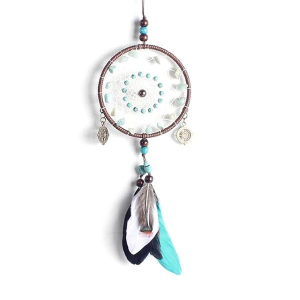 

decorative objects & figurines handmade dream catcher net with feathers wall hanging dreamcatcher craft gift christmas decoration for home-4