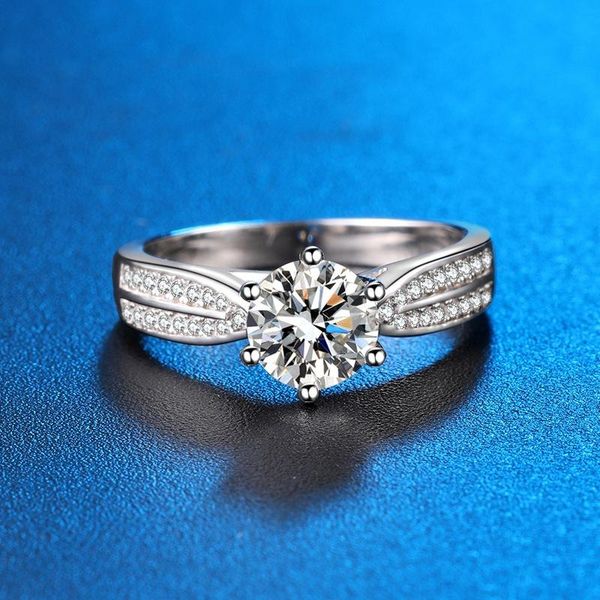 

wholesale fine jewelry factory real s925 sterling silver snowflake rings finger ring jewel accessories wedding cluster, Golden;silver