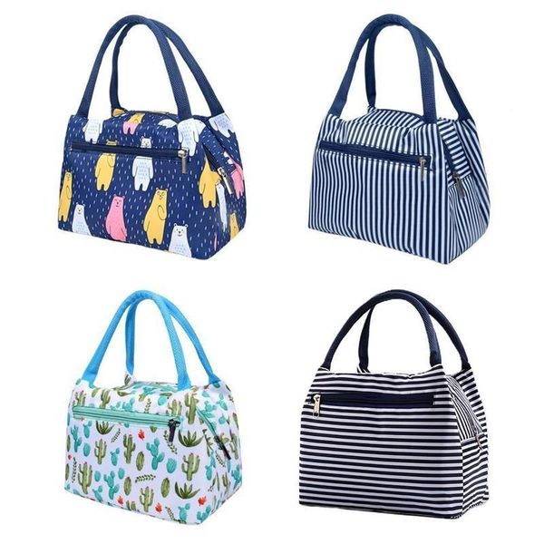 

lady cartoon waterproof lunch bag with aluminum foil for kitchen insulated el used storage bags