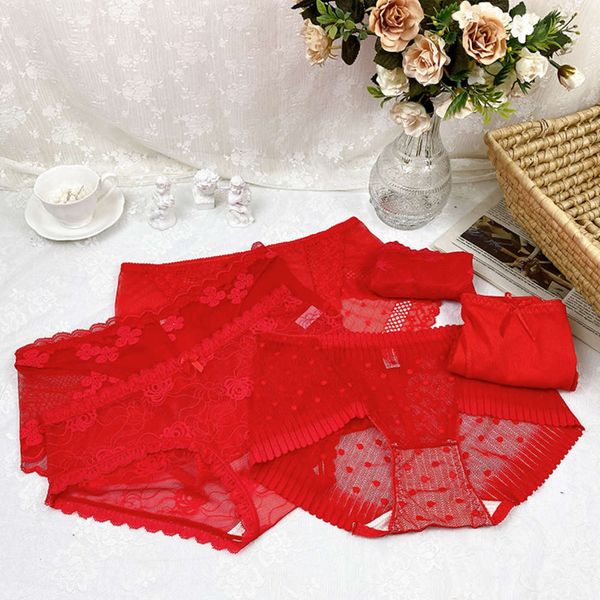 

female lace version red transparent soft various, Black;pink
