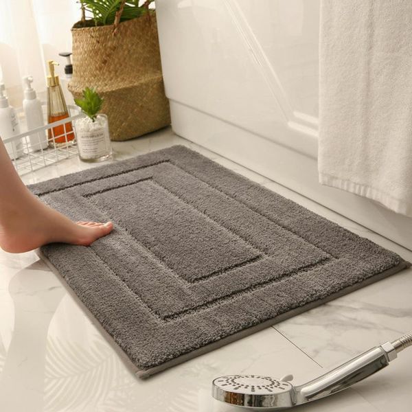 

thicken bathroom absorbent floor mats, toilet door anti-slip household carpets bath mats