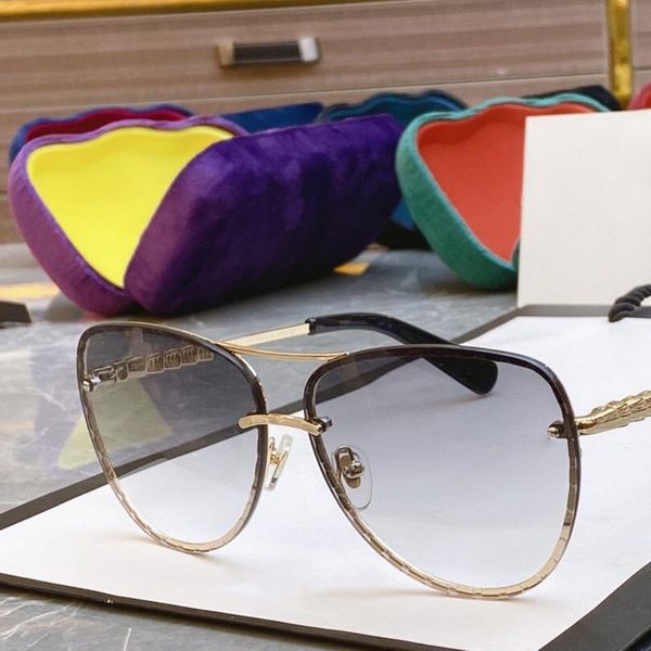 

sunglasses happyone big frame fashion metal laser lens, White;black