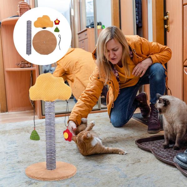 

cat toys climbing cats scratcher sisal scratching board puppy grinding