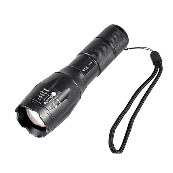 

e17/a100 cree xm-l t6 led 2000lumens zoomable flashlights torches light lamps for or 18650 rechargeable batteries