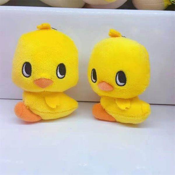 

little yellow chicken pendant grabbing machine throwing stall doll
