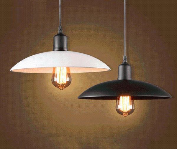 

pendant lamps loft retro industrial style restaurant bar coffee shop warehouse single head iron pot lid chandelier lamp