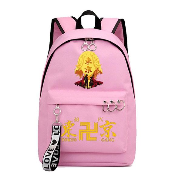 

backpack tokyo revengers cartoon women's teen girls school bag student