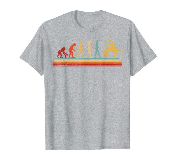 

vintage wrestling evolution funny wrestler cool gift t-shirt, White;black