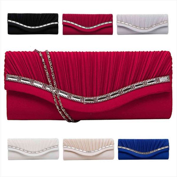 

Fashion Women Rhinestone Handbag Evening Bags Party Clutch Wedding Wallet Purse