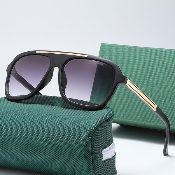 

sunglasses 2021 designer brand for men and women large size rectangular travel outdoors with original box, White;black