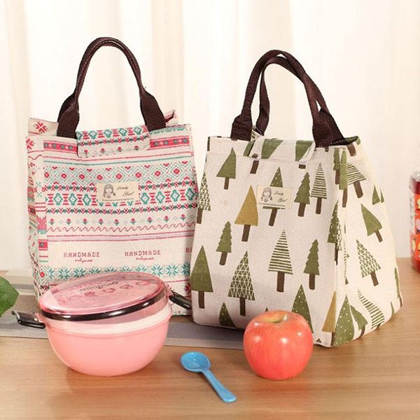 

storage bags lunch box bag fashion female insulated thermal food picnic