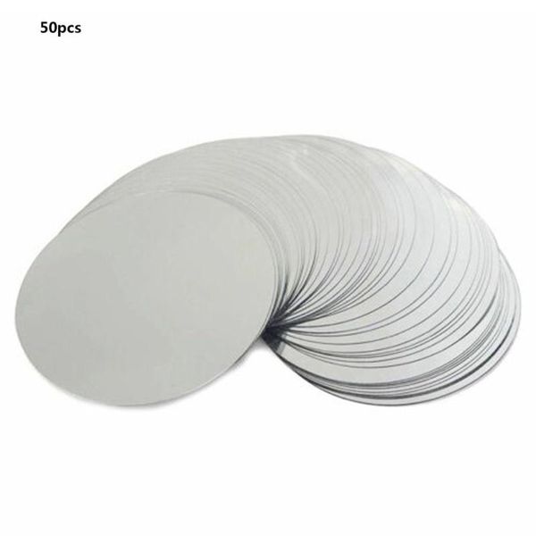 

drinking straws 50pcs red wine pouring sheet leak-proof aluminum foil 3 inch silver drip-proof pourer disk