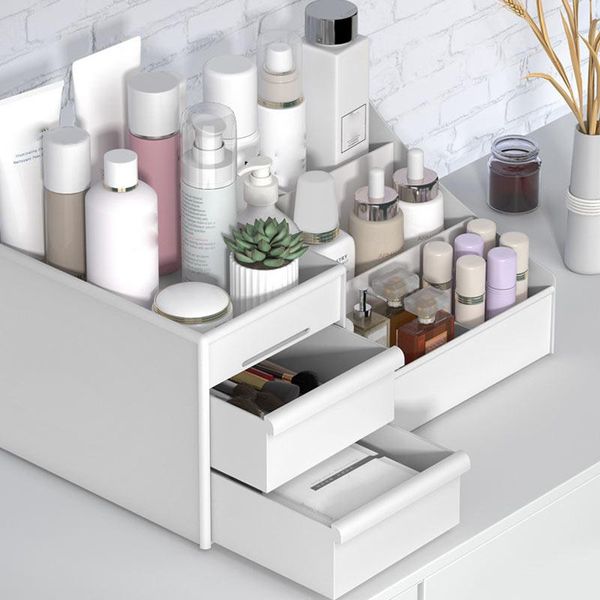 

storage boxes & bins deskmakeup organizer jewelry nail polish drawer container for cosmetic large capacity box