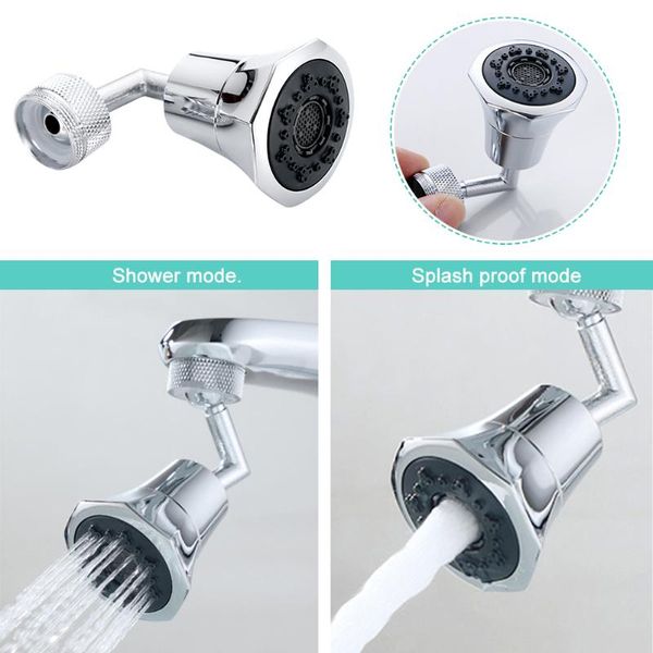 

other faucets, showers & accs 720 degree multifunctional anti splash filter faucet spray head children movable kitchen tap water saving nozz