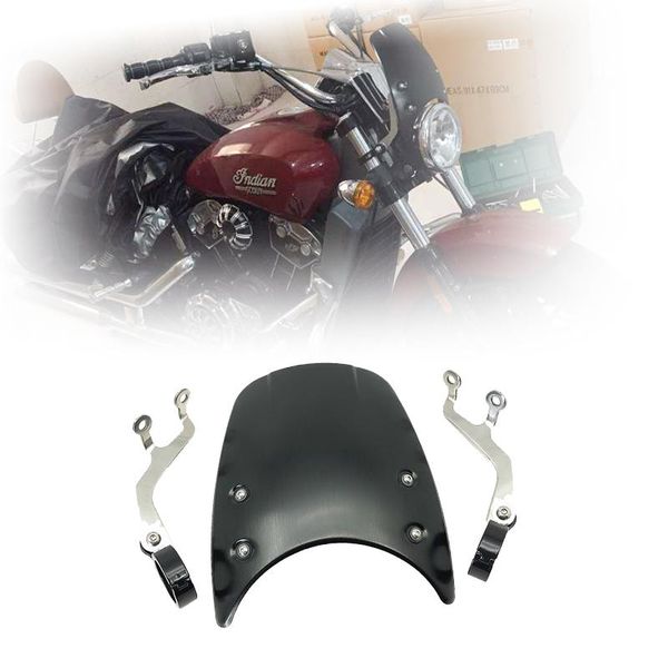 

motorcycle windshield windscreen aluminum 39mm-41mm for scout 2021 sixty/scout bobber