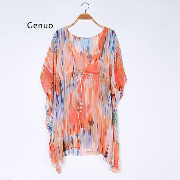 

women's swimwear beach dress kaftan pareo sarongs cover-up chiffon bikini tunic swimsuit bathing suit cover ups robe de plage, White;black