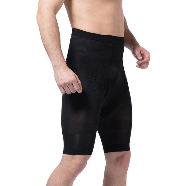 

men ultra lift slimming brief body shaper high waist trainers panties c55k sale running shorts, Black;blue