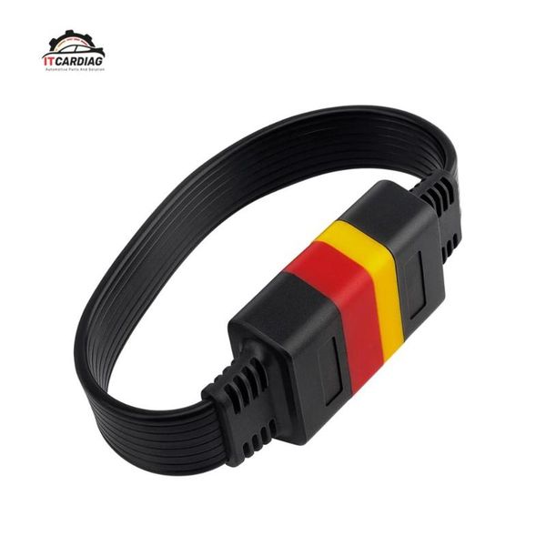 

universal obdii 16pin extension cable vehicle automobiles obd2 male to female extend obd car diagnostic tools