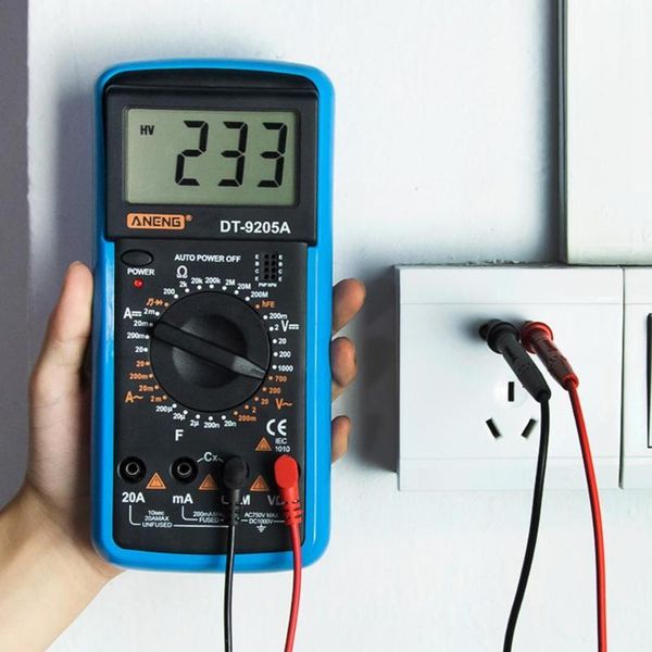 

multimeters aneng dt-9205a digital voltmeter current voltage meter resistance tester