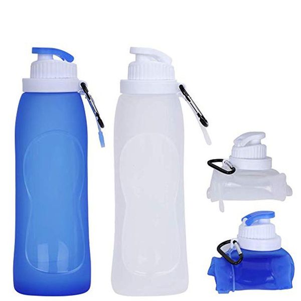 

water bottle 500ml collapsible leak proof silicone foldable sports perfect way to stay hydrated outdoor travel cup