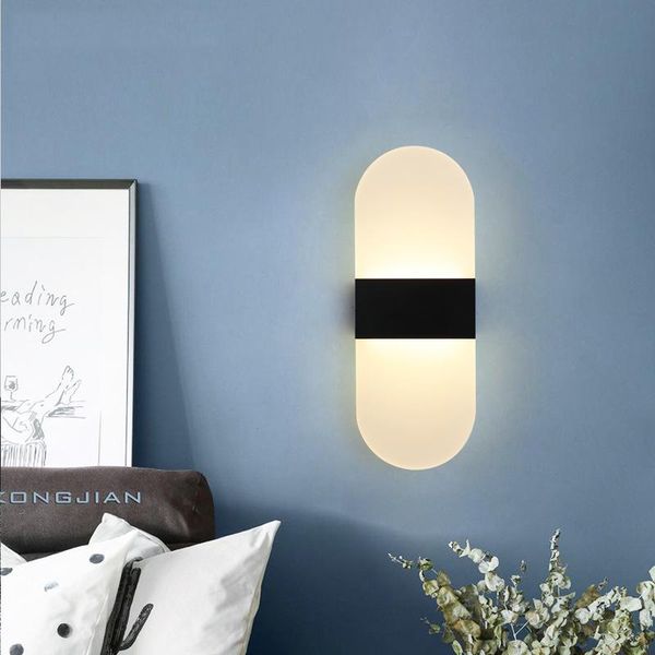 

wall lamp originality led fashionable bedroom bedside stairs corridor simple light 110v 220v decorative