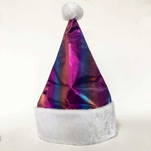 

colorful knitted little girl multicolor sequin cloth christmas braid hat