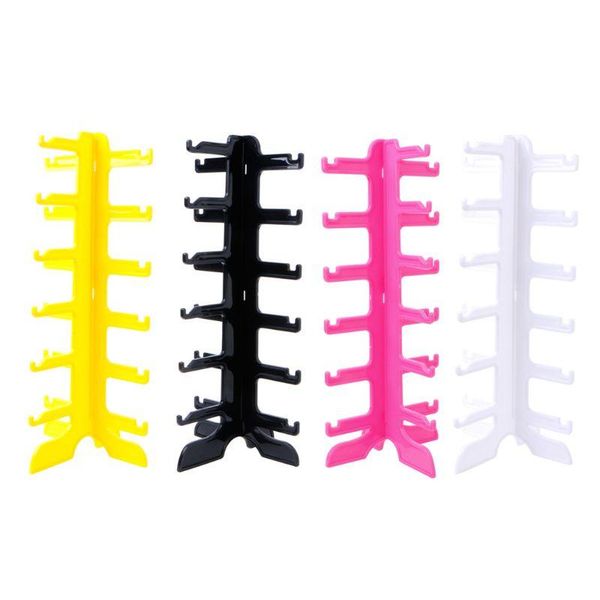 

jewelry pouches, bags 6pair sunglasses eyeglass glasses frame rack display stand organizer show holder, Pink;blue