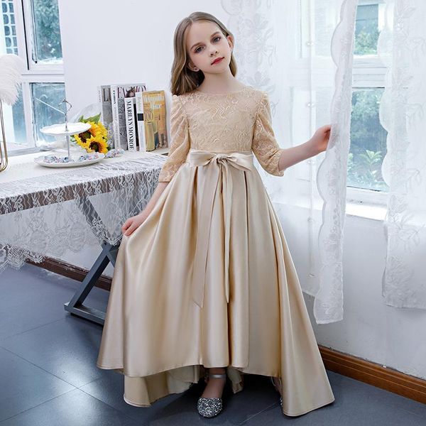 

girl's dresses children clothes birthday dresss sleeveless princess party kids for flower girls cute clothing, Red;yellow