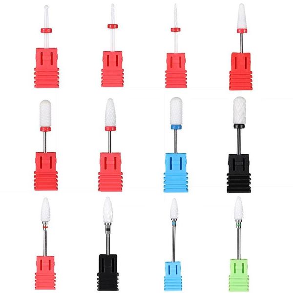

nail drill & accessories manicure ceramic grinding head for electric polish machine high hardness resistance and easy cleaning
