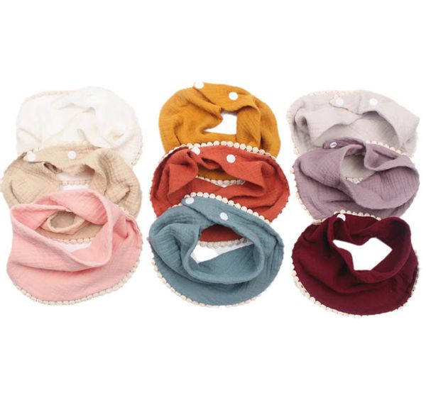 

baby bibs cotton newborn burp cloths infant burping triangle towel kids accessories feeding b8908