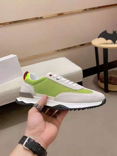 

wholesale camouflage sneaker womens mens rivet shoes studded flats mesh camo suede leather casual trainers rockrunner shoe milan catwalk, Black