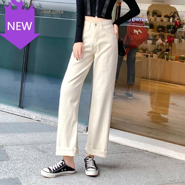 

wide leg pants beige blue high waist jeans loose washed full length womens clothing light woman vintage trousers women's