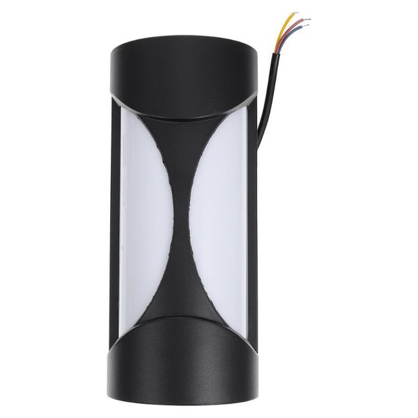 

wall lamp 1pc yard led light decorative villa night outdoor (black)