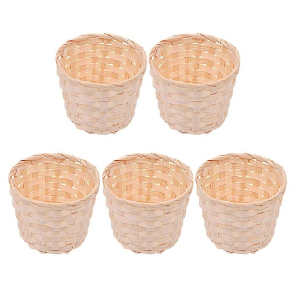 

other arts and crafts 5pcs retro baskets storage for sundries living room tabletop