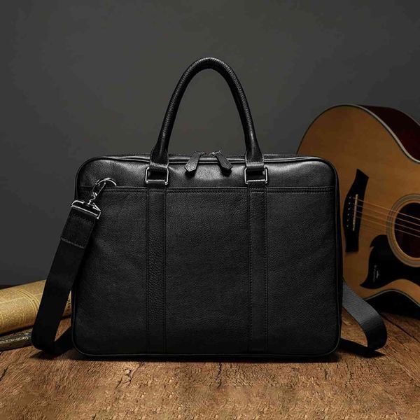 

briefcase 2021 product vegetable tanned leather bag business leisure men's