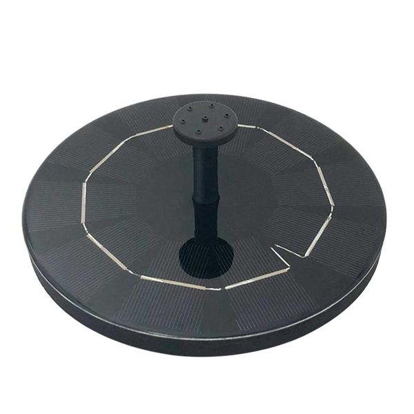 

solar fountain pump with 4 nozzle standing floating powered water for garden patio pond decorations