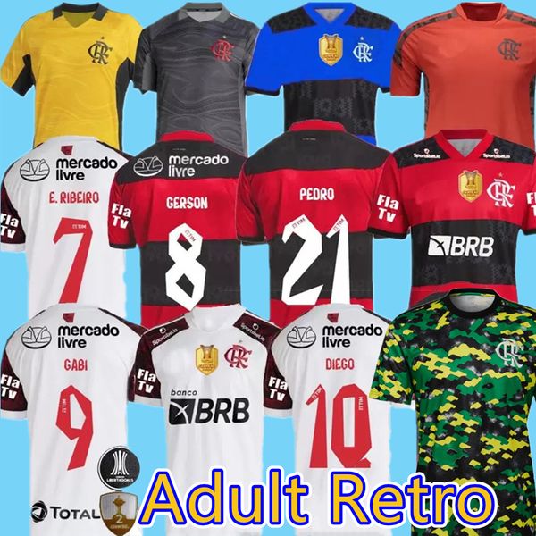 

flamengo soccer jerseys 2021 2022 brazils supercopa final diego e.ribeiro gabriel b. gabi football jersey pedro matheuzinho de arrascaeta ge, Black;yellow