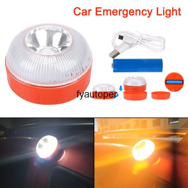 V16 Homologated Recarregável Indução Estroboscópio Luz Luz de Carro de Emergência para Carro / Home / Acampamento