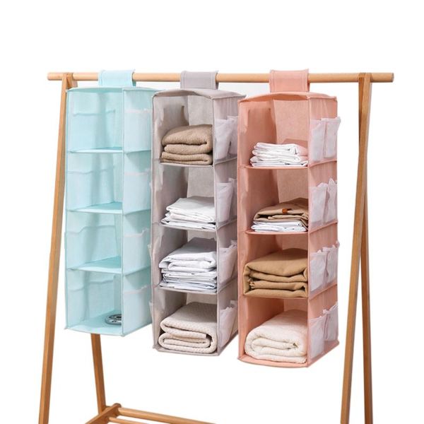 

layers foldable hanging bag folding shelf bags purse handbag organizer door sundry pocket hanger storage closet boxes & bins